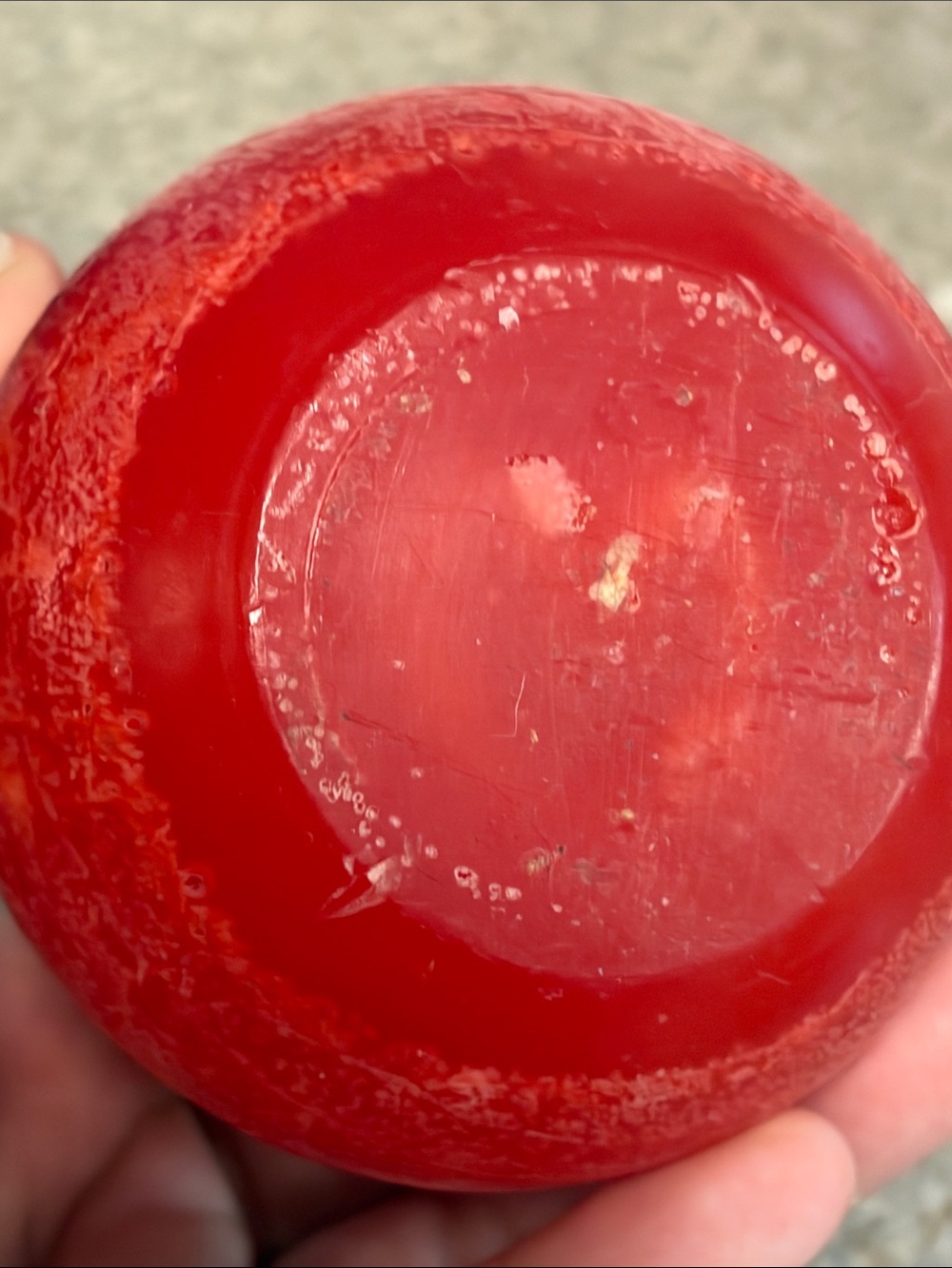 Red Pear Decorative Candle - Picture 4 of 4